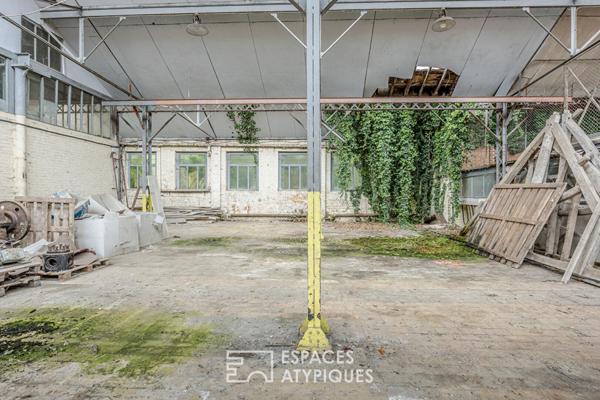 Ancienne propriété industrielle à réinventer au coeur de la nature