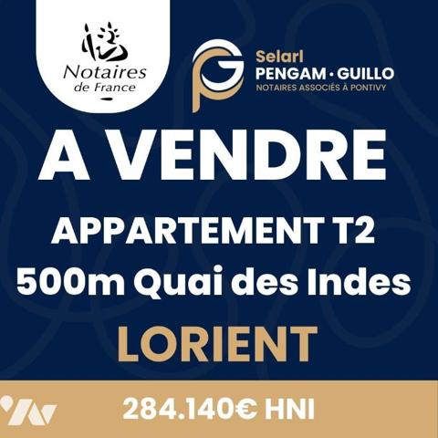 LORIENT (56) Appartement T2bis (T3) avec cave 