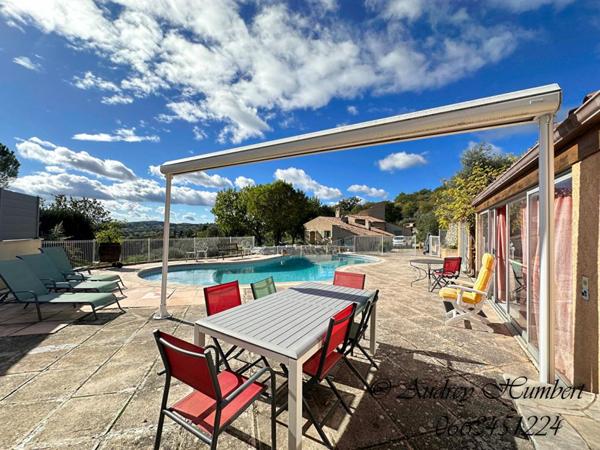 SOUS COMPROMIS En EXCLUSIVITE à MANOSQUE, Propriété unique de 234 m² sur 1ha14 de terrain avec  olivette, piscine et vue magnifique