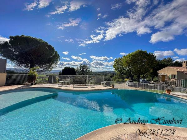 SOUS COMPROMIS En EXCLUSIVITE à MANOSQUE, Propriété unique de 234 m² sur 1ha14 de terrain avec  olivette, piscine et vue magnifique