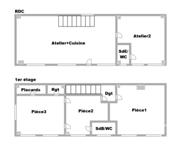 Appartement à vendre  5 pièces - 184,47 m2 BAGNOLET - 93