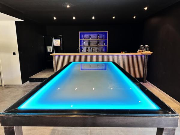 Propriété hors norme au style contemporain