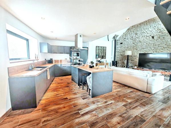 Maison de 80m2, 3pièces, 1 chambre, terrain de 240m2