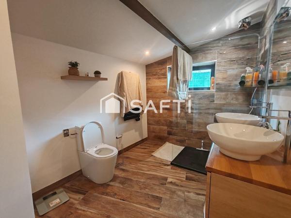 Maison de 80m2, 3pièces, 1 chambre, terrain de 240m2