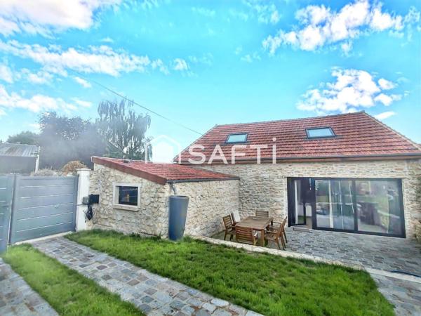 Maison de 80m2, 3pièces, 1 chambre, terrain de 240m2