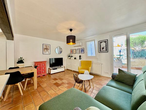 Secteur Saint Julien 13012, maison de type 3 avec jardin à la vente