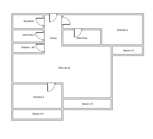 Appartement à vendre 3 pièces 62 m² Île-Tudy