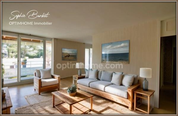 LA TESTE DE BUCH limite ARCACHON - appartement T3/T4 en résidence avec parking - A rafraîchir