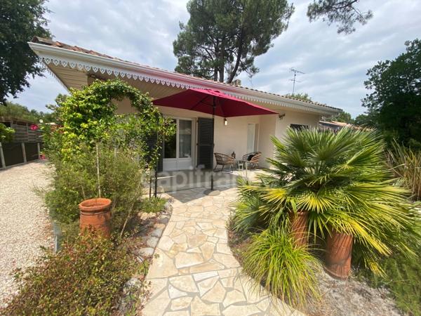 EXCLUSIVITÉ Lacanau - Plage du Port du Lac - Maison 3pièces sur terrain de 515m² sans limite d'emprise
