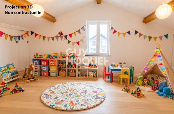 MAISON DE 111,20 m²  SUR PARCELLE DE 806 m² - VILLEURBANNE CUSSET