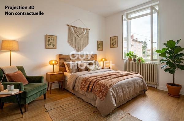 MAISON DE 111,20 m²  SUR PARCELLE DE 806 m² - VILLEURBANNE CUSSET