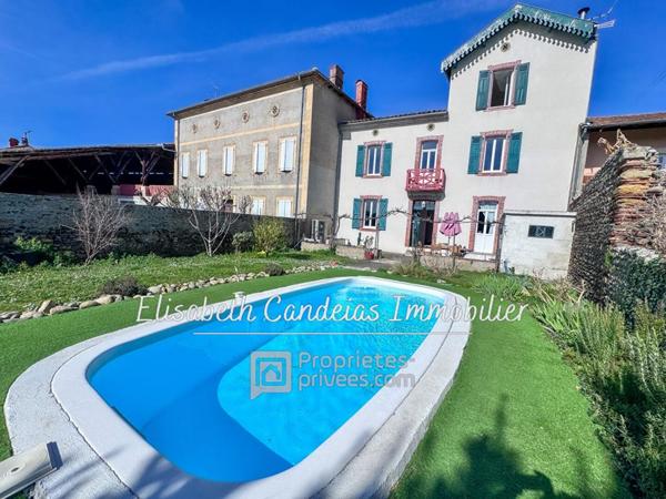 Maison de charme rénovée - avec piscine et vue Pyrénées