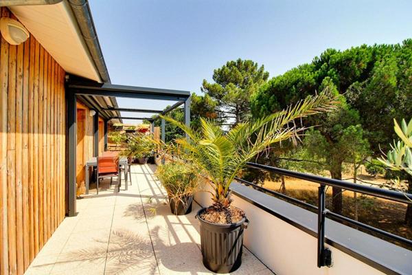 Exclusivité  BRUGES T4 82 M² dernier étage + terrasse 50 M² SUD