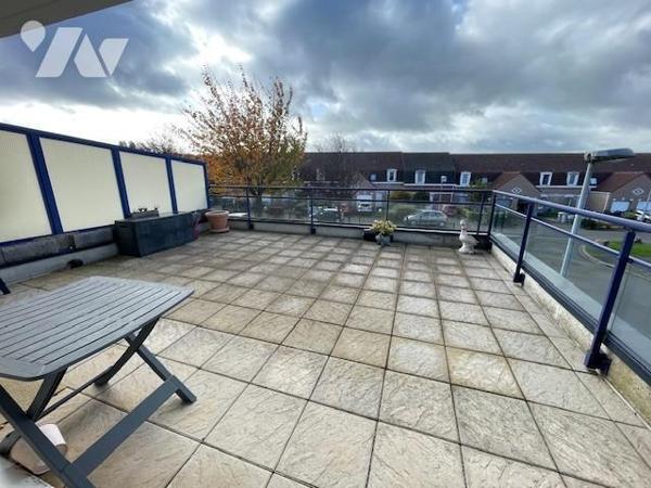 RONCQ APPARTEMENT 3CHS GRANDE TERRASSE EXPO SUD OUEST GARAGE CAVE