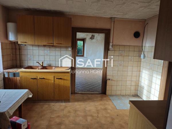 Maison 100 m2 Proche de la Nature à Rénover en totalité 35 ares de terrain