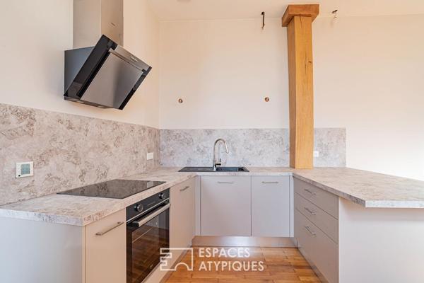 Appartement de caractère rénové et sa terrasse