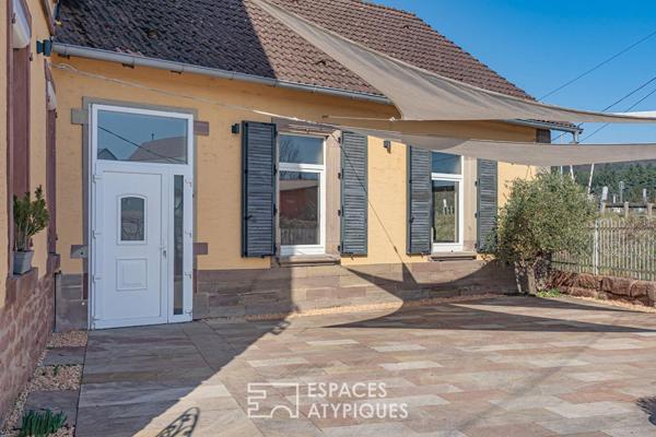 Appartement de caractère rénové et sa terrasse
