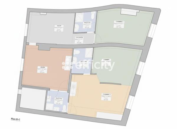 Immeuble 6 pièces - 147 m² Exclusivité efficity