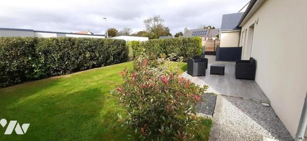 MAISON DE PLAIN PIED SAINTE-CROIX-HAGUE 3 CHAMBRES + Garage + JARDIN