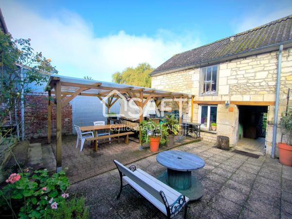 Maison en plein centre village avec dépendance de 85m2 à habiliter