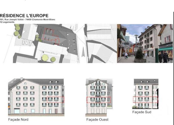 Appartement F4 à vendre  4 pièces - 91,22 m2 CHAMONIX MONT BLANC - 74