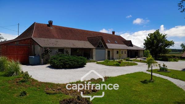 Dpt de SAONE ET LOIRE(71), à vendre MONTPONT EN BRESSE (71470)maison avec gîte et chambres d'hôtes P12 de 470 m² - Terrain de 4 374,00 m²
