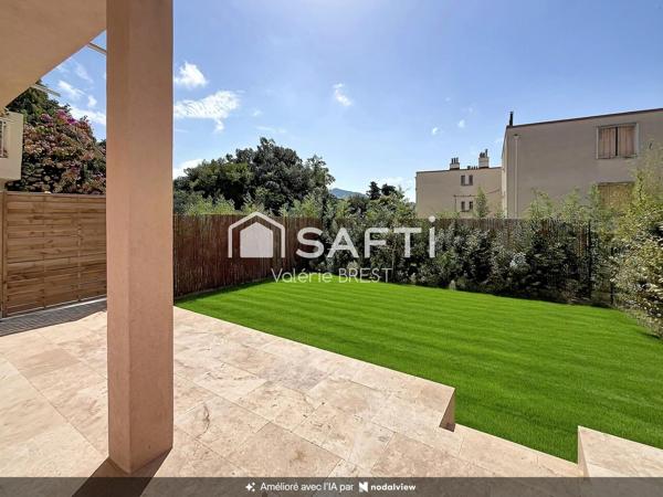 Marseille 8ème-Maison type 4- Calme- Terrasse et jardin