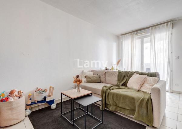 Métro national/parc de bougainville t2 avec terrasse et parking