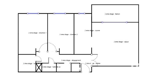 Appartement à vendre 3 pièces 57 m² Asnières-sur-Seine