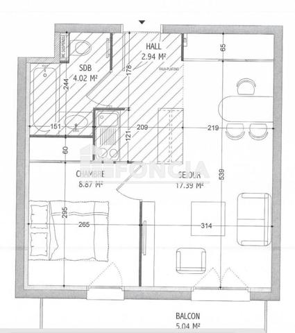 À vendre Appartement 2 pièces 33.22 m² - Thoiry 01710