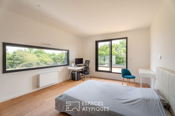 Villa contemporaine avec piscine à l’abri des regards