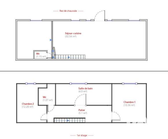 Maison à vendre 3 pièces 67,4 m² Antony