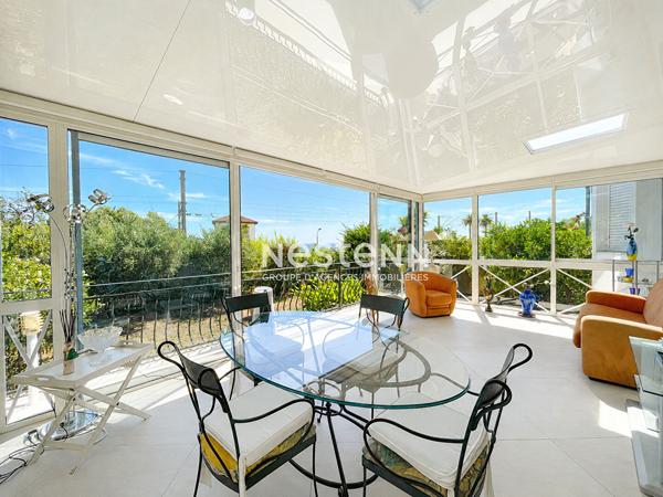 Golfe Juan - Maison individuelle 130 m² - terrain 400m² - Garage - Studio 20m²