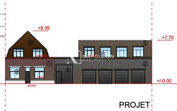 Loft à rénover d’environ 100 m² à vendre à Roubaix – T4 possible et parking