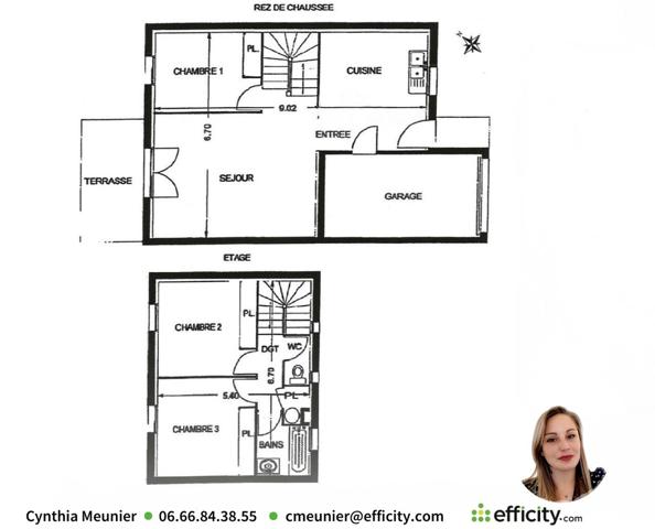 Maison
         4 pièces
        - 80 m²