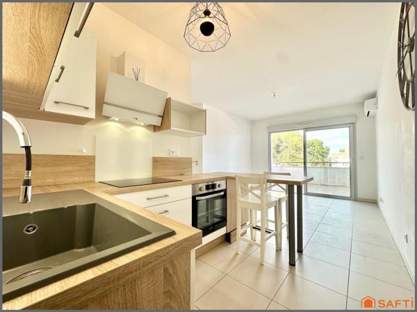 Appartement T2 avec ascenseur, terrasse et parking