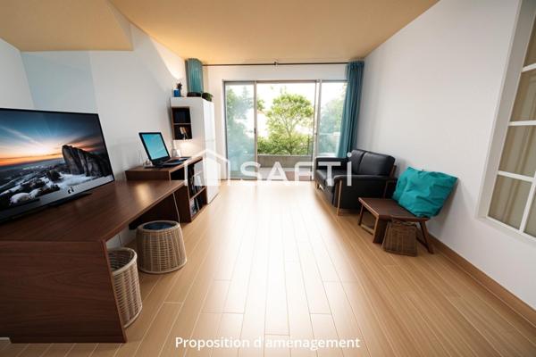 Grand studio avec jardin à 50m du métro et des commerces