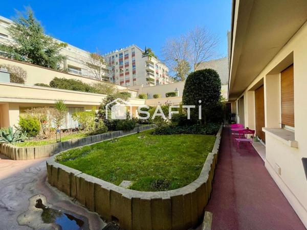 Grand studio avec jardin à 50m du métro et des commerces