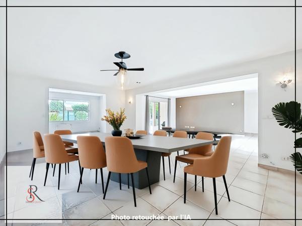 Maison familiale de 212m² avec jardin 1200m² et piscine - 6 chambres