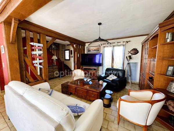 Maison à vendre à Glos (14100), 130 m², 4 chambres, jardin paysager et grand sous-sol, proche Lisieux