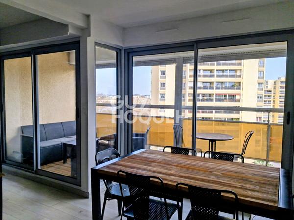 Montpellier ANTIGONE 4 pièces 84 m² - loggia - paking - cave