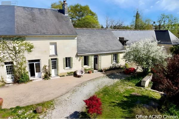 Propriete à vendre à Beaumont-en-Véron dans l'Indre-et-Loire (37420), ref : 37049-48