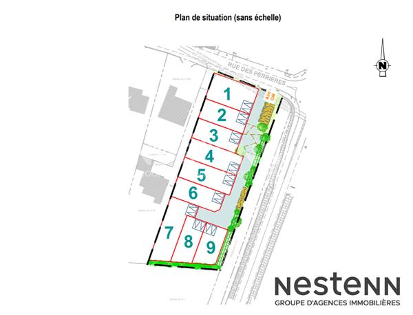 Terrain viabilisé La Chevroliere 265m² (Lot 4)