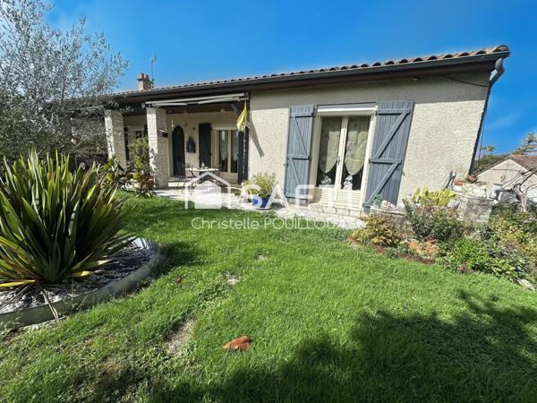 Maison 4 chambres, 2 SDB, jardin clos, garage
