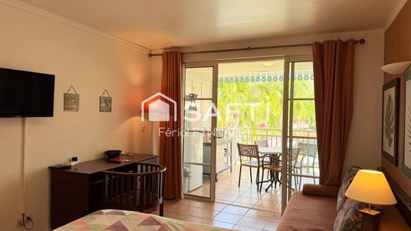 Studio pleine propriété Pierre et Vacances vue piscine