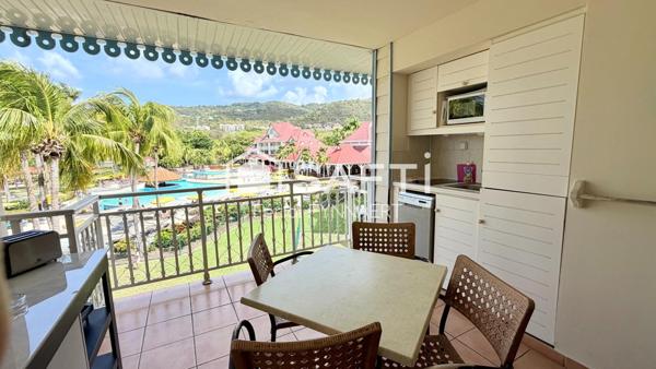 Studio pleine propriété Pierre et Vacances vue piscine