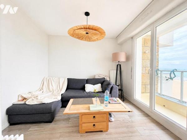 SAINT MALO - Rochebonne -  VUE MER - Appartement T2 de 66.18m² carrez - Box en sous-sol