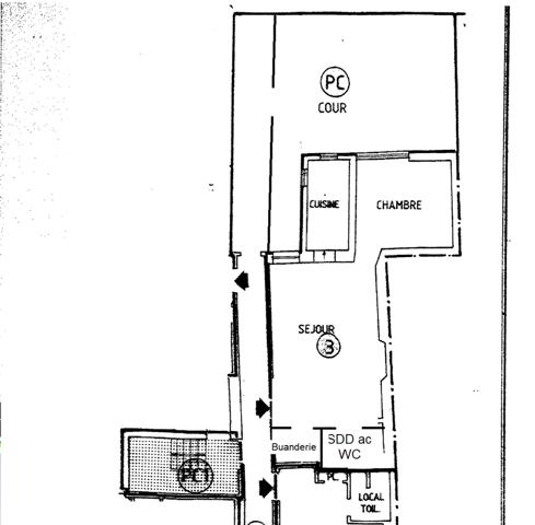 Metz (57000) SOUS OFFRE AU PRIX // METZ CENTRE // T2 de 42m² en RDC AVEC grande TERRASSE de 40m² // 15MIN GARE ET 5MIN ST