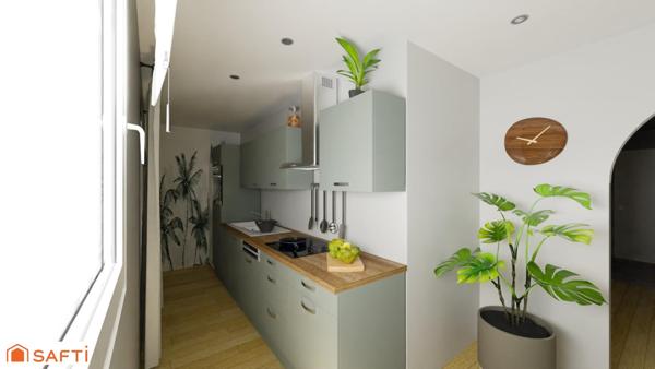 Appartement 3 pièces avec jardin proche frontière !