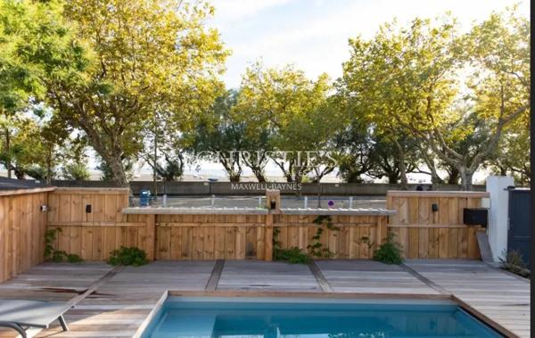 ANDERNOS, 1ère ligne avec piscine et 5 chambres
